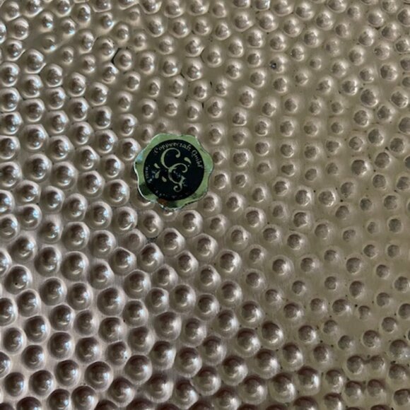 Vintage Coppercraft Guild Hammered Copper Round Tray 12.25" in Diameter - Picture 3 of 9